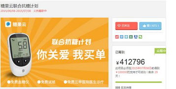 京東血糖儀類眾籌創新高，糖果云一日破41萬，開啟健康管理新篇章